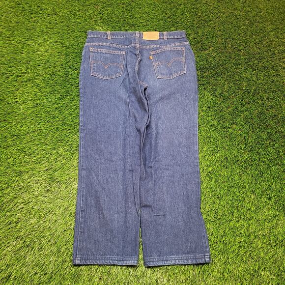 Vintage 80s Levis 619 Orange Tab Jeans Mens 37x28 Made in Canada - Picture 6 of 10